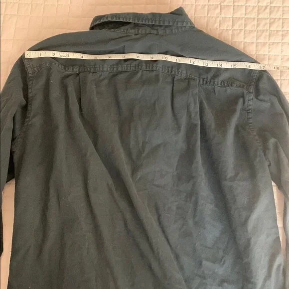 Buck Mason Black Button Down Shirt, Small - Picture 8 of 9